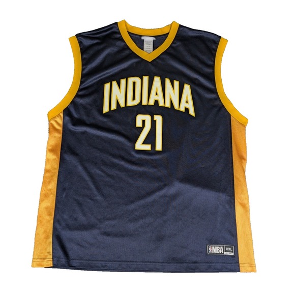 David West Indiana Pacers | NBA | Navy/Gold Away | Men | Basketball Jersey | XXL - Picture 1 of 10